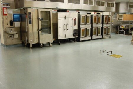 Resinous Flooring in industrial kitchen