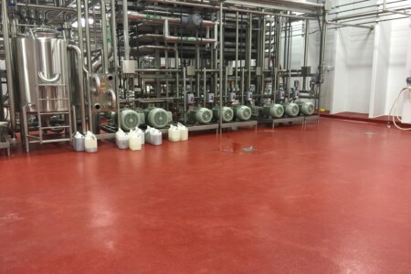 Red Industrial Resinous Flooring
