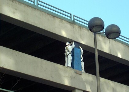 Structural Strengthening concrete support pillars