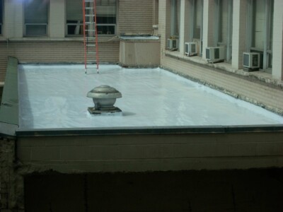 Ultra high wind resistance is a key feature of our roof coating system