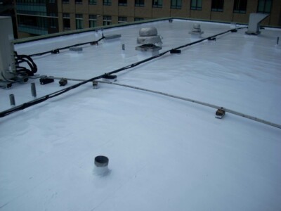 Roof coating with 10 or 20 year Joint warranty against leakage and failure